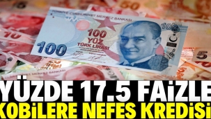 Yüzde 17,5 faizle nefes kredisi!