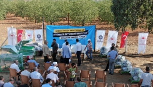 Diyarbakırlı çiftçiye hasatta ekipman desteği sağlandı