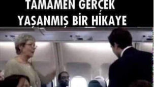 Beyefendi, sizi uçağın VIP bölümündeki yeni yerinize götürmem için beni takip eder misiniz lütfen? 