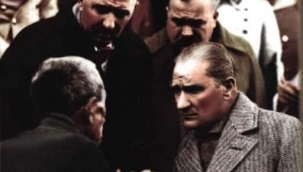 ATATÜRK VE KÖYLÜNÜN DİYALOĞU 