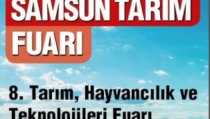 18 - 22 Ekim 2023 tarihleri arasında yapılacak Samsun Tarım Fuarı'na katılmanızı tavsiye ederiz.