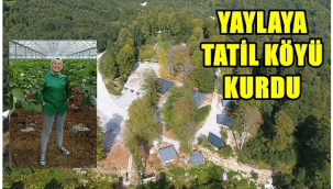 Ordulu Kadın Girişimci Yaylaya Tatil Köyü Kurdu
