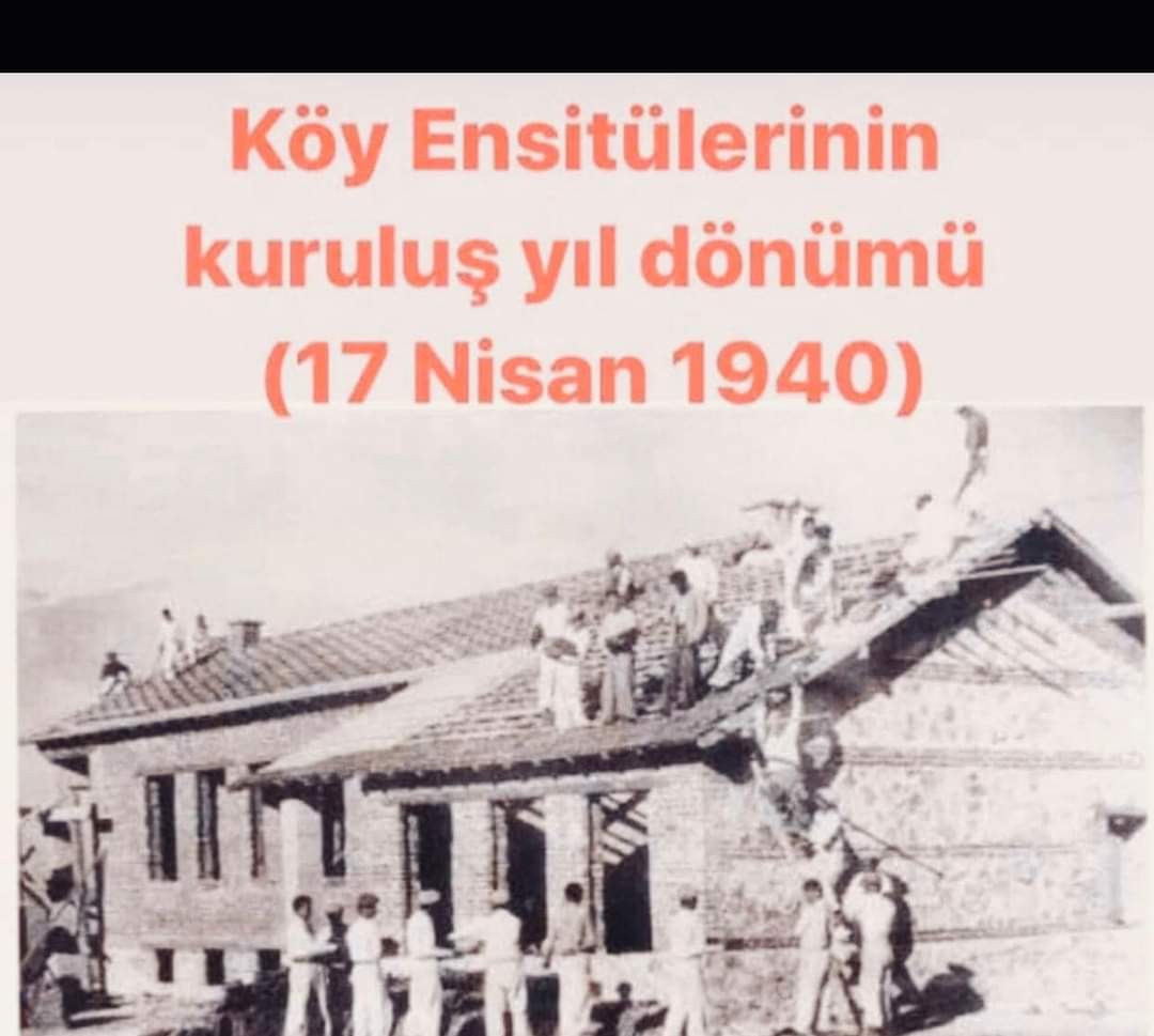 BUGÜN KÖY ENSTİTÜLERİNİN 84.KURULUŞ YILDÖNÜMÜ…