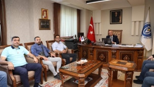 REKTÖR PROF. DR. İSMAİL BAKAN, BAKANLIK HEYETİNİ KONUK ETTİ 