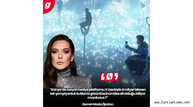 Trabzonspor'un şampiyonluk kutlamaları X üzerinden 4 milyar izlenmeye ulaştı