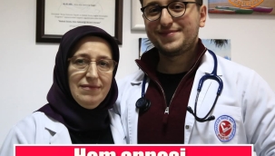 Dr. Nurdan Alpak Topsakal'ın yeni mesai arkadaşı oğlu Dr. Ömer Faruk Topsakal oldu