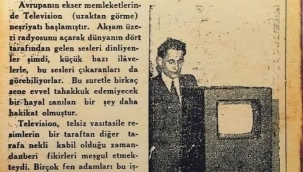Televizyonun İcadı ve Türkiye'ye Gelişi 