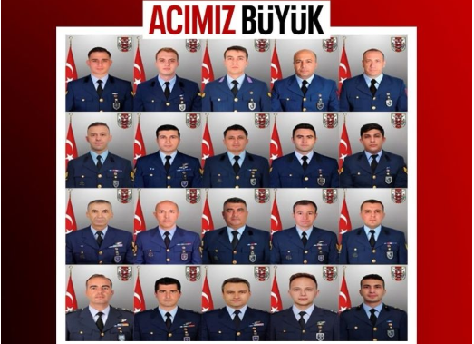 Gürcistan-Azerbaycan sınırında düşen C-130 tipi askeri kargo uçağında 20 askeri personel şehit oldu.