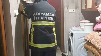 Adıyaman’da ev yangını