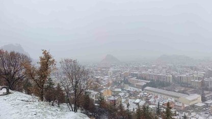 Afyonkarahisar’da kar yağışı etkili oldu