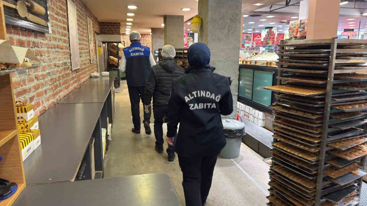 Altındağ Belediyesi’nden yılbaşı denetimi