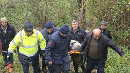 Alzheimer hastası kayıp kadın ormanlık alanda yaralı halde bulundu