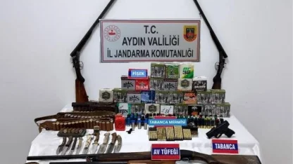 Aydın’da silah ve uyuşturucu operasyonu: 2 gözaltı
