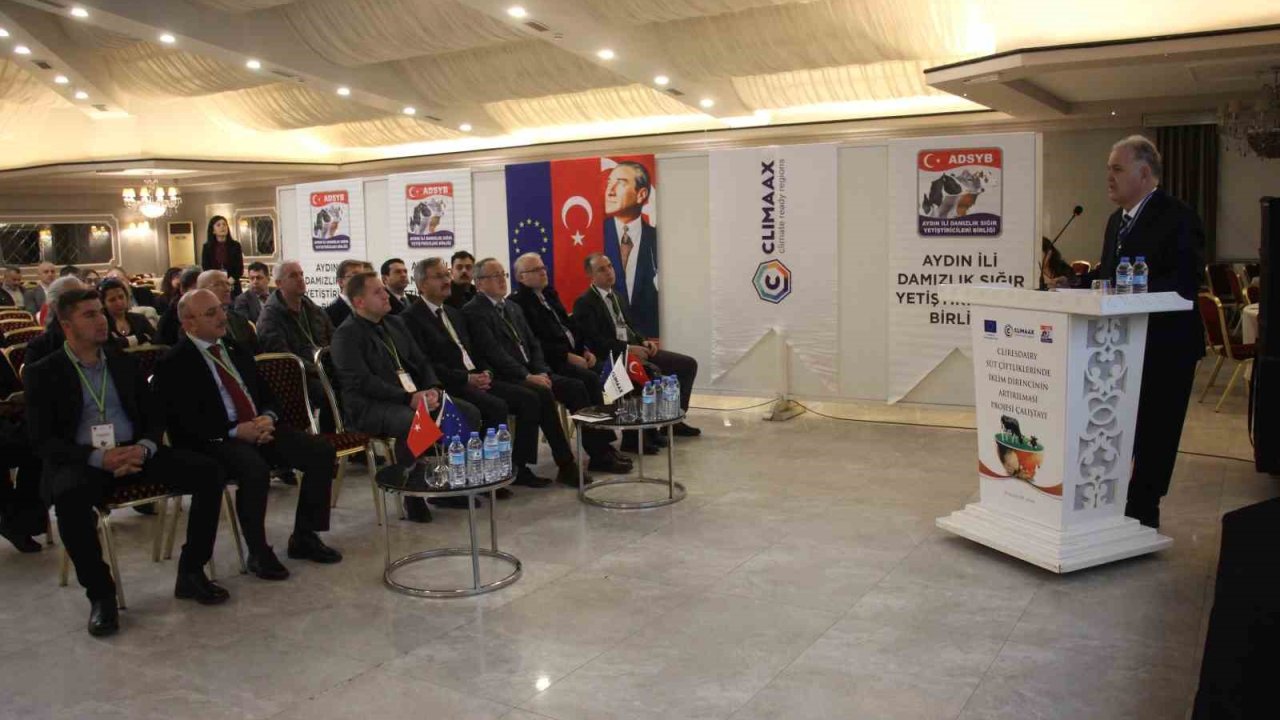 Aydın’da süt çiftlikleri için iklim dayanıklılığı masaya yatırıldı