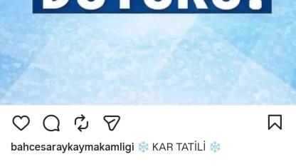 Bahçesaray’da taşımalı eğitime 1 gün ara