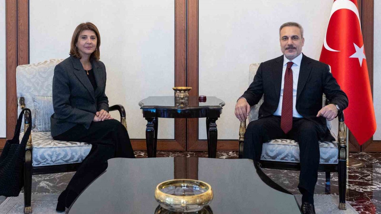 Bakan Fidan, BM Genel Sekreteri’nin Kıbrıs Şahsi Temsilcisi’ni kabul etti