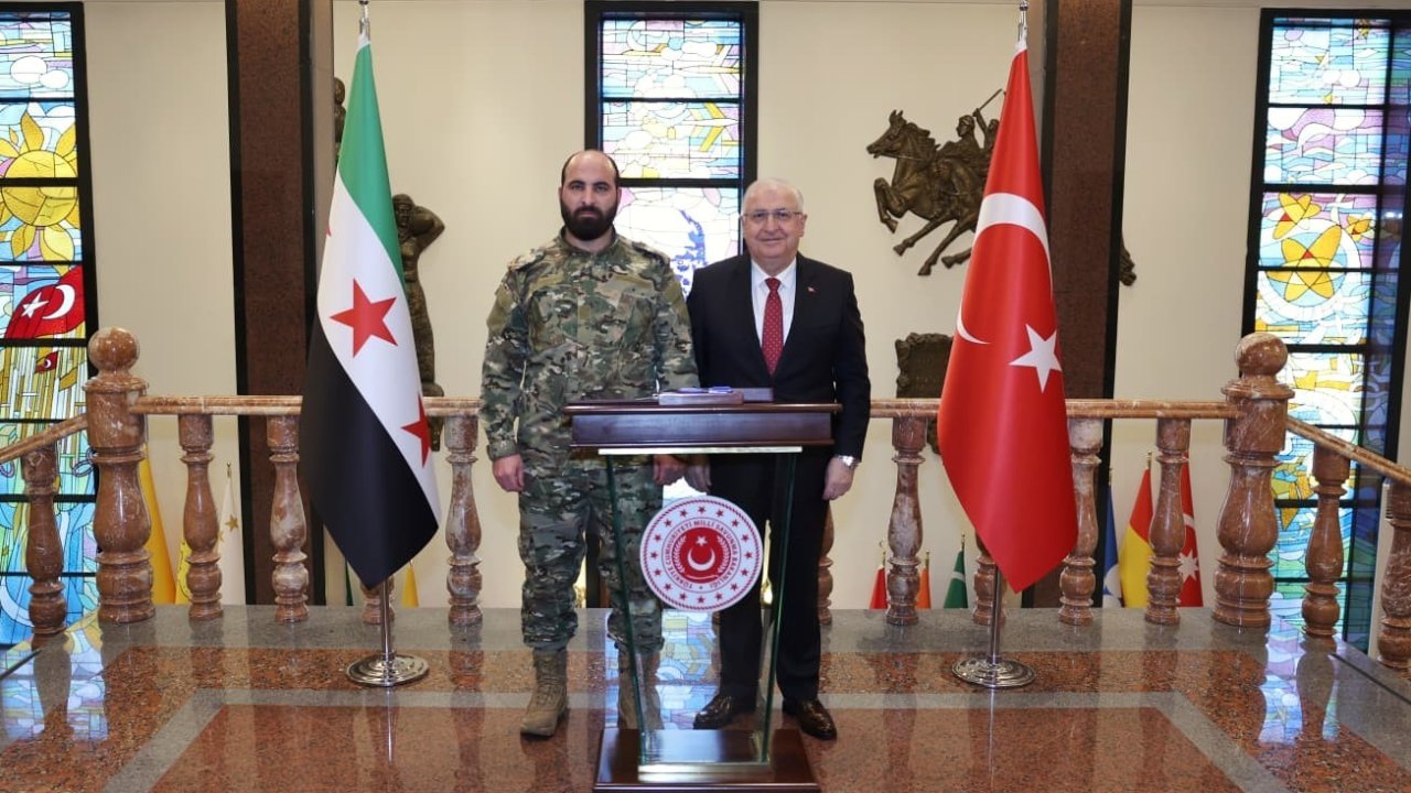 Bakan Güler, Suriye Genelkurmay Başkanı Tümgeneral Nureddin Ali Na’san’ı kabul etti