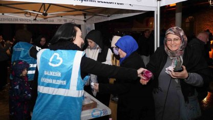 Balıkesir Büyükşehirden 20 ilçede kandil ikramı