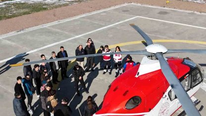 Başkan Büyükkılıç’ın özel projesi Bilişim Akademisi’nin öğrencileri, havacılık teknolojilerini yerinde inceledi