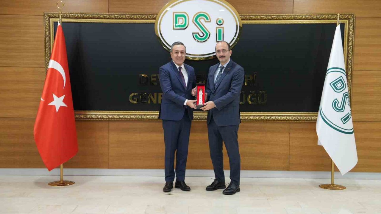 Başkan Dere, DSİ Genel Müdürü Balta’yla ilçedeki altyapı projelerini değerlendirdi