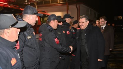 Başkan Genç’ten yılbaşında görev yapan personele ziyaret