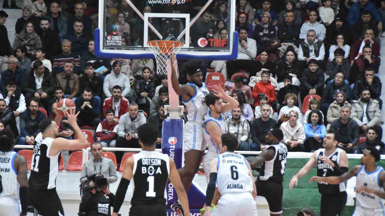 Basketbol Süper Ligi: Aliağa Petkimspor: 72 - Beşiktaş: 75