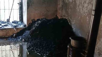 Batman’da sobadan çıkan kıvılcımlar evi küle çevirdi