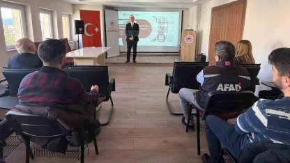 Bayburt’ta teknik personele hasar tespit eğitimi verildi