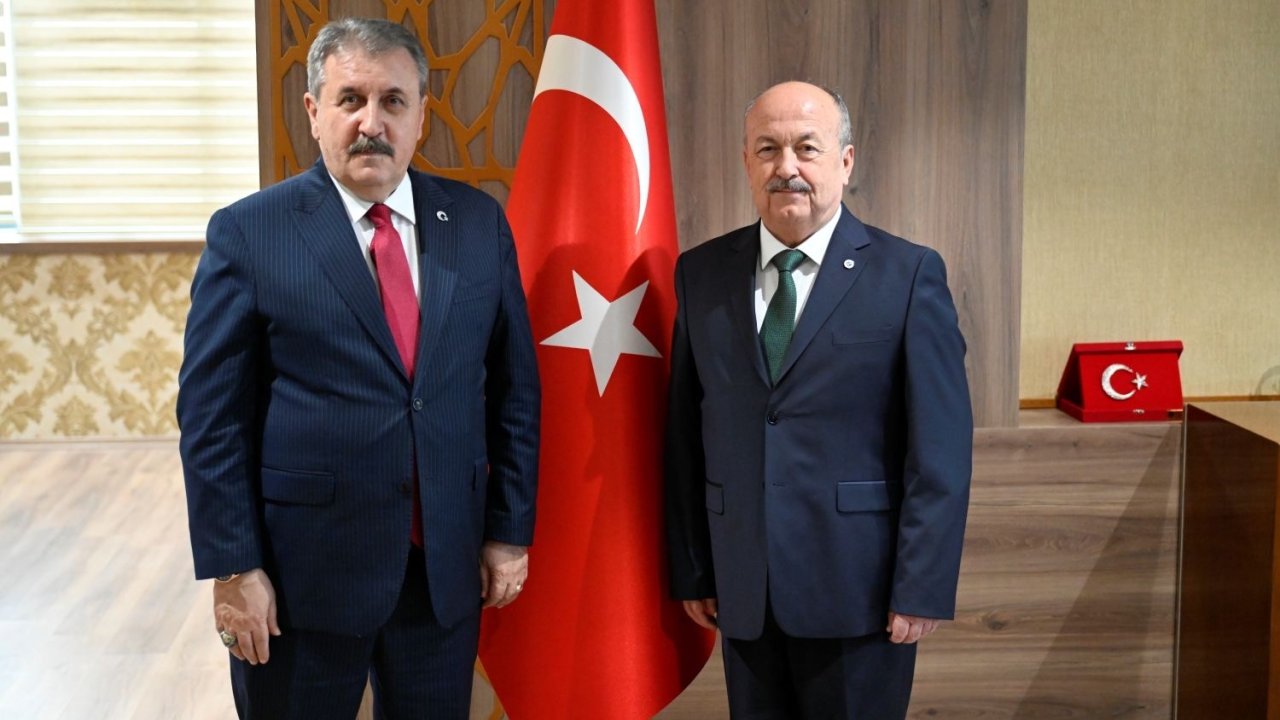 BBP Genel Başkanı Destici’den UÜ Rektörü Demir’e hayırlı olsun ziyareti