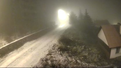 Beypazarı’nın yüksek kesimlerinde kar yağışı etkili oldu