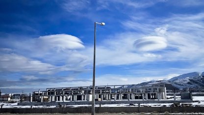 Bitlis semalarında lentiküler bulut görüntülendi