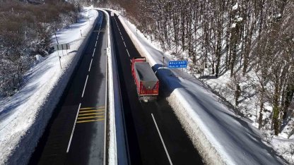 Bolu Dağı’nda kartpostallık görüntüler
