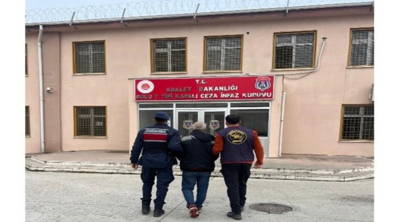 Bolu’da 40 yıl 10 ay hapis cezasıyla aranan firari hükümlü yakalandı