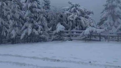 Bolu’da kış turizmine yapay kar desteği