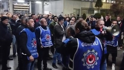 Bosch Fabrikası’nda ışıklı isyan