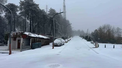 Boztepe beyaz gelinliğini giydi