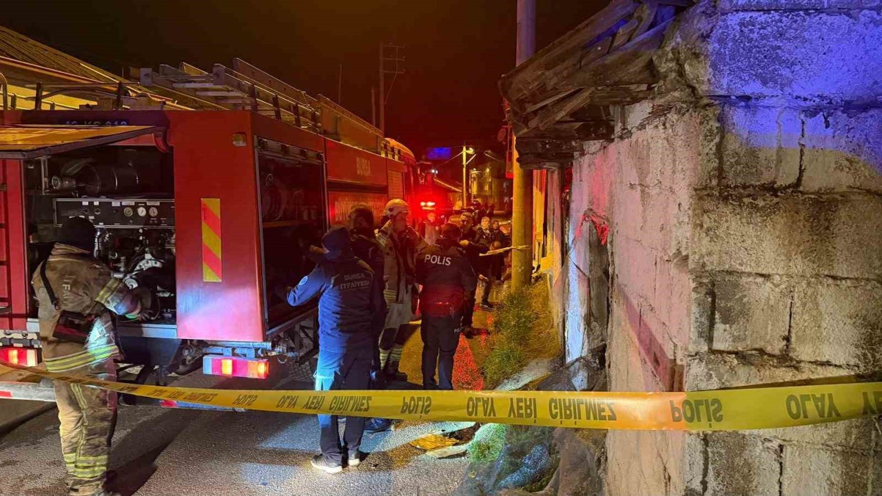 Bursa’da müstakil ev yangını: 1 ölü