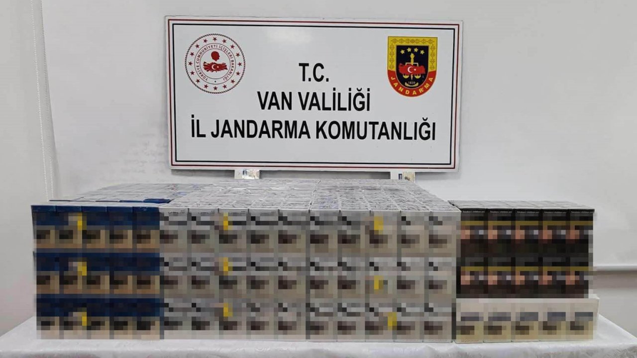 Çaldıran’da bin 230 paket kaçak sigara ele geçirildi