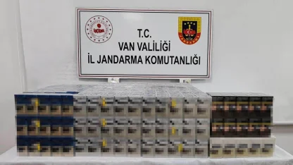 Çaldıran’da bin 230 paket kaçak sigara ele geçirildi