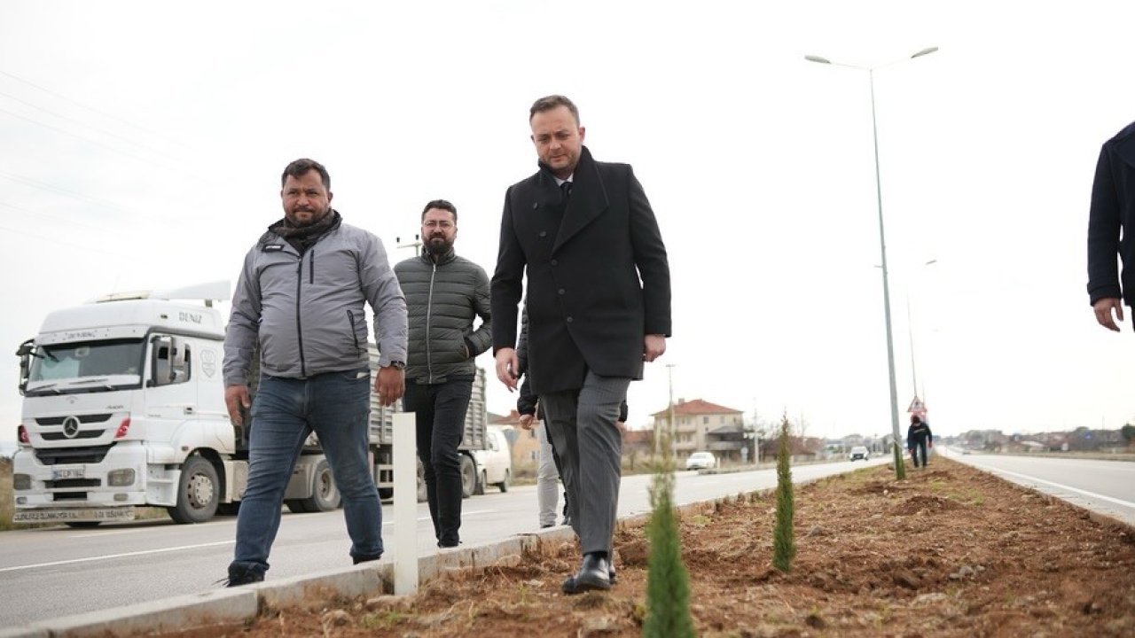 Çivril’de peyzaj çalışmaları devam ediyor