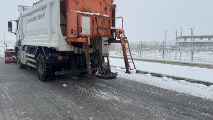 Çorum Belediyesi karla mücadeleye hazır