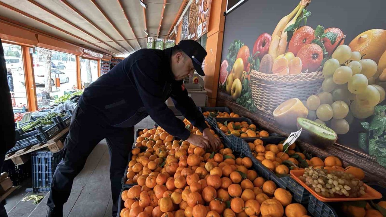 Çorum’da manav ve marketlere sıkı denetim: 105 işetme denetlendi