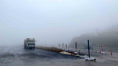 Çorum’da yoğun sis etkili oldu