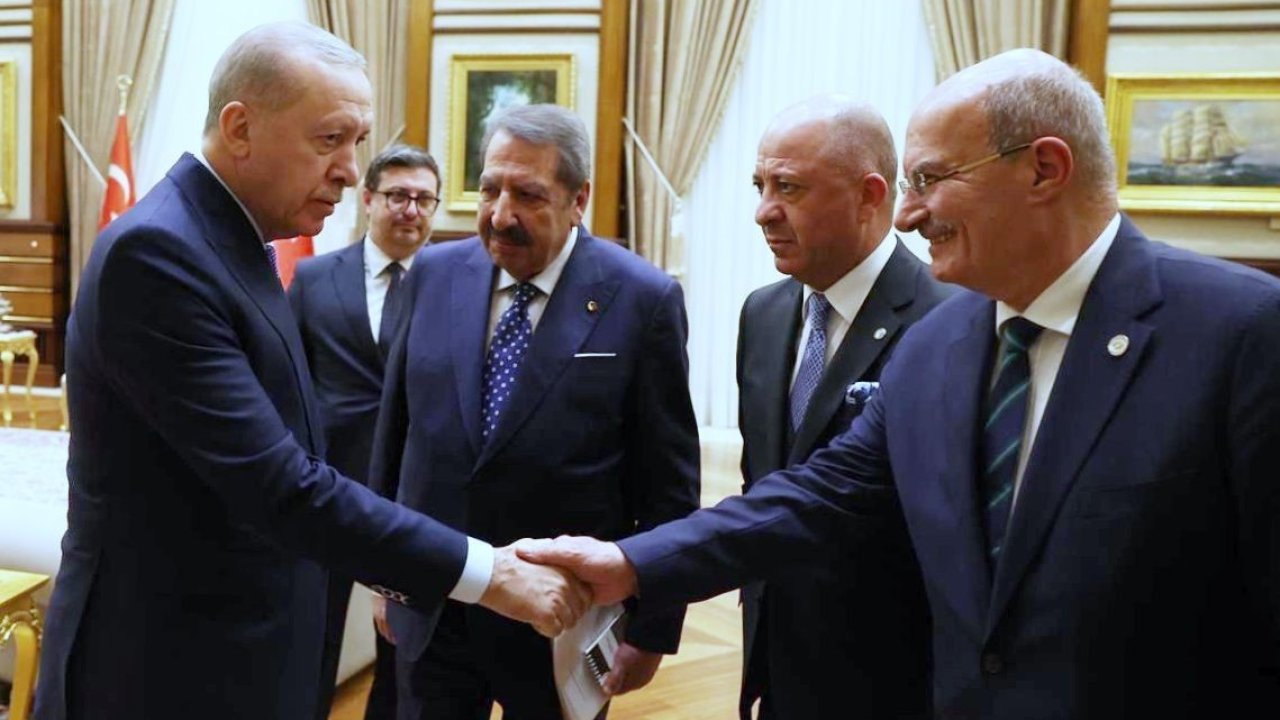 Cumhurbaşkanı Erdoğan, Ankara’nın ekonomi aktörlerini Külliye’de kabul etti