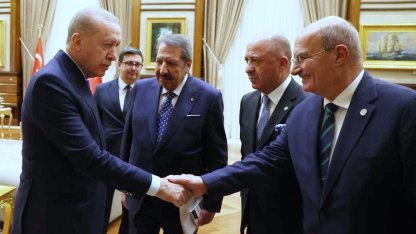 Cumhurbaşkanı Erdoğan, Ankara’nın ekonomi aktörlerini Külliye’de kabul etti