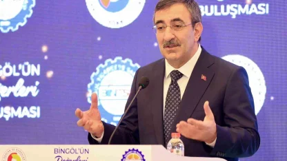 Cumhurbaşkanı Yardımcısı Yılmaz: "Savaşların, çatışmaların, belirsizliklerin ortasında büyümeye devam eden bir Türkiye var"