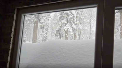 Düzce’nin yüksek kesimlerinde kar kalınlığı 1,5 metreye ulaştı