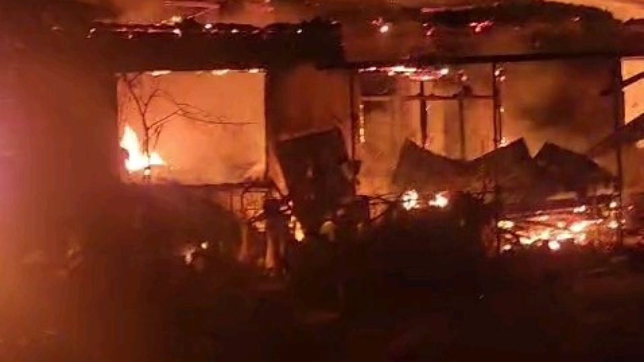 Edirne’de ahırda çıkan yangın 3 eve sıçradı