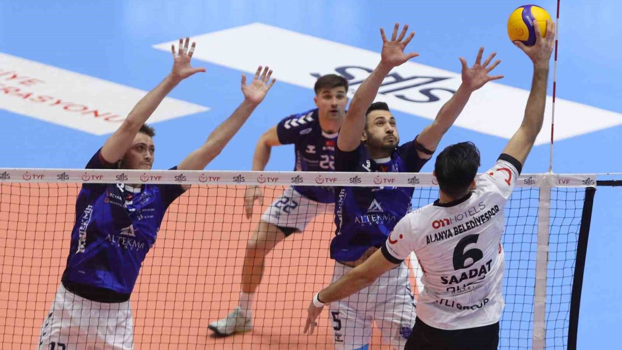 Efeler Ligi: Altekma: 2 - Alanya Belediyespor: 2