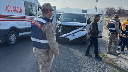 Elazığ’da trafik kazası: 3 yaralı